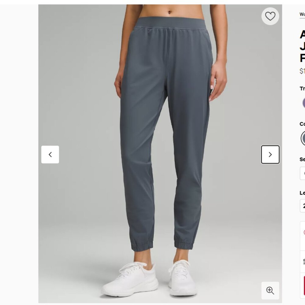 Olive/sage green Lululemon adapted state high-rise jogger LIKE NEW